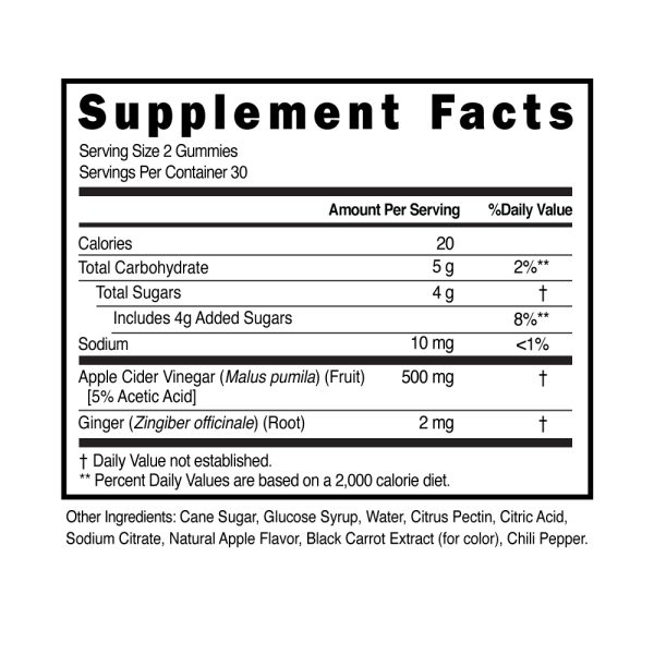 Apple Cider Vinegar Gummy - Image 2