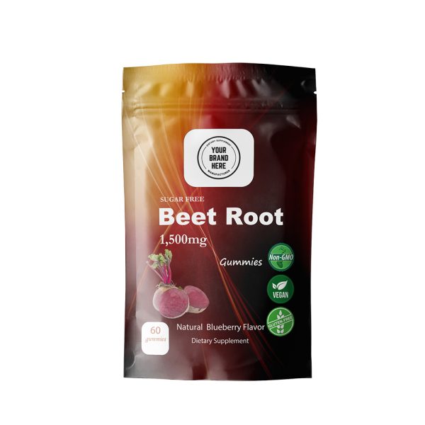 Beet Root Gummy 1500mg Blueberry Flavor - Image 3