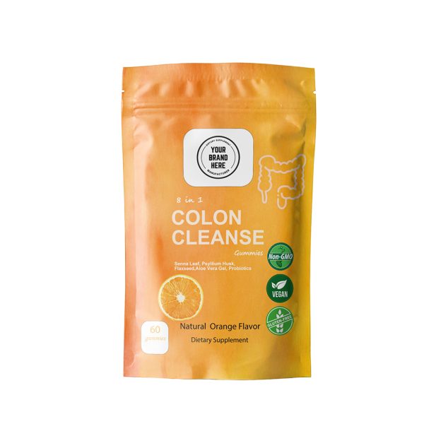 Colon Cleanse Gummy 8 In 1 Senna Leaf Orange Flavor - Image 3