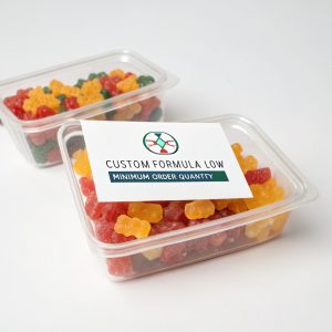 Custom Formula Low Minimum Order Quantity Gummies Manufacturer