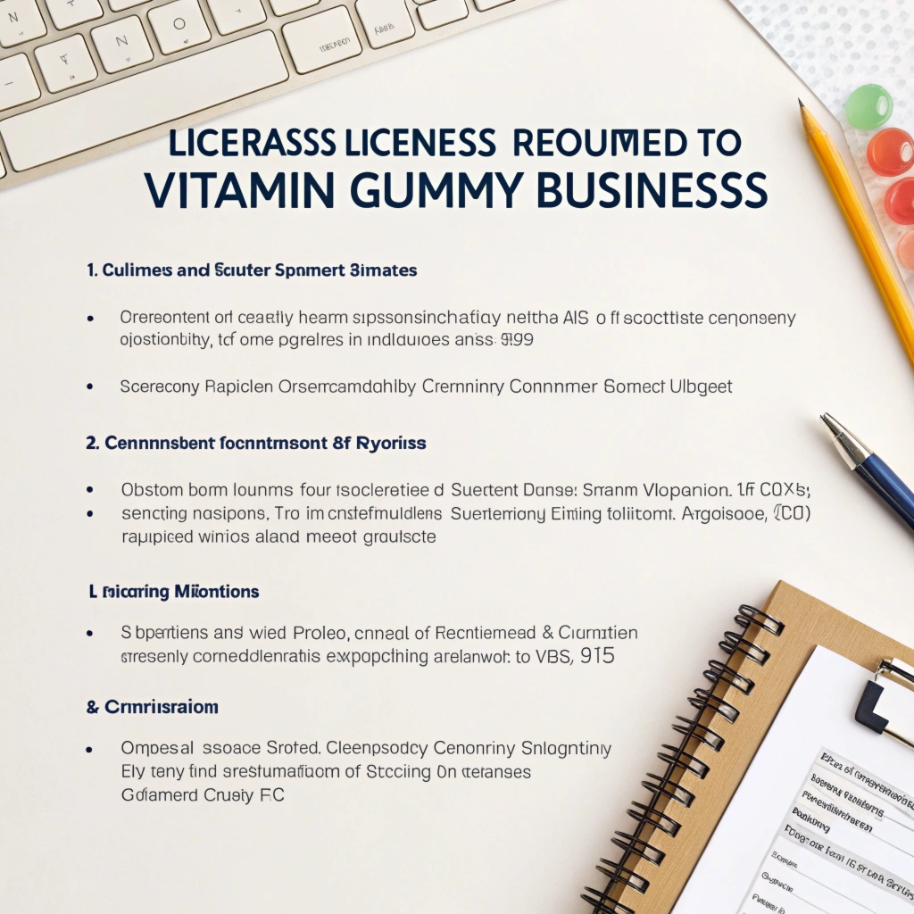 What Licenses Are Required to Operate a Vitamin Gummy Business?