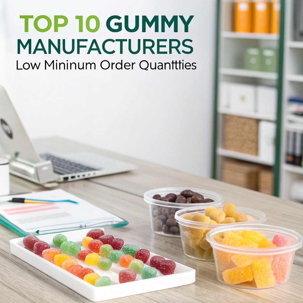 Top 10 Low MOQ Gummy Manufacturers