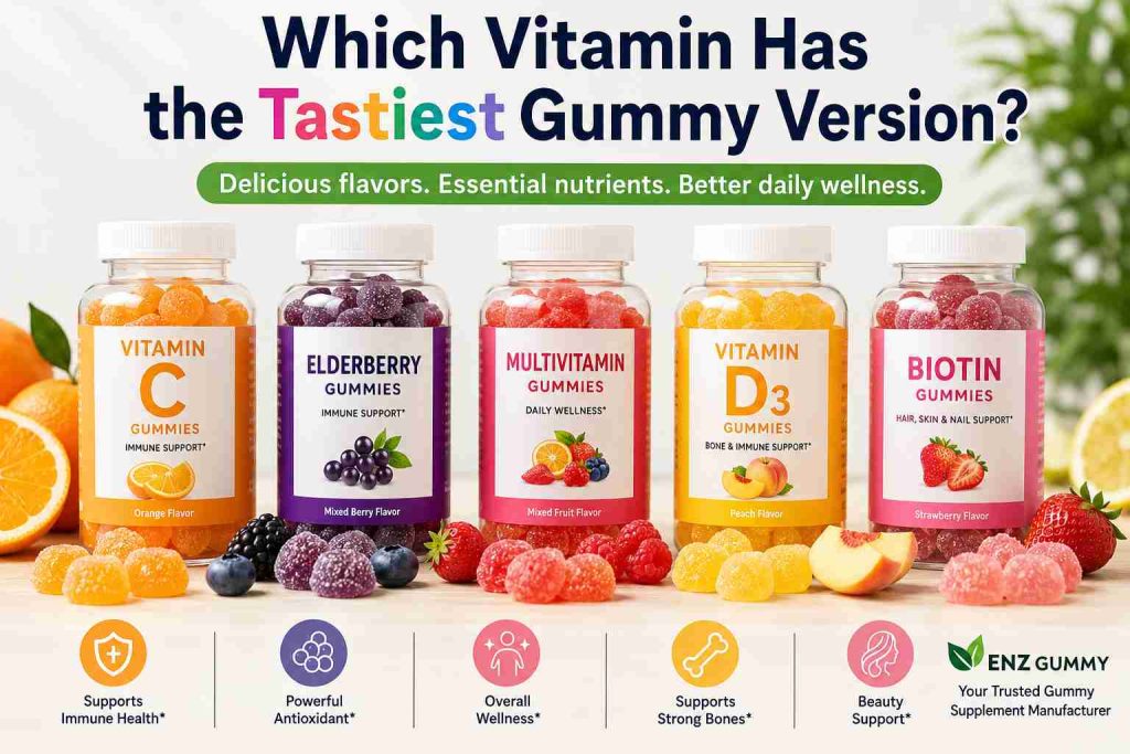Which Vitamin Has the Tastiest Gummy Version?