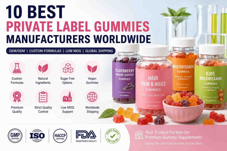 10 Best Private Label Gummies Manufacturers Worldwide