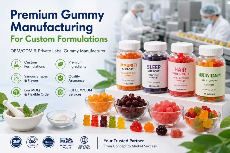 Premium Gummy Manufacturing for Custom Formulations
