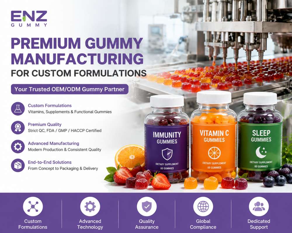 Premium Gummy Manufacturing For Custom Formulations