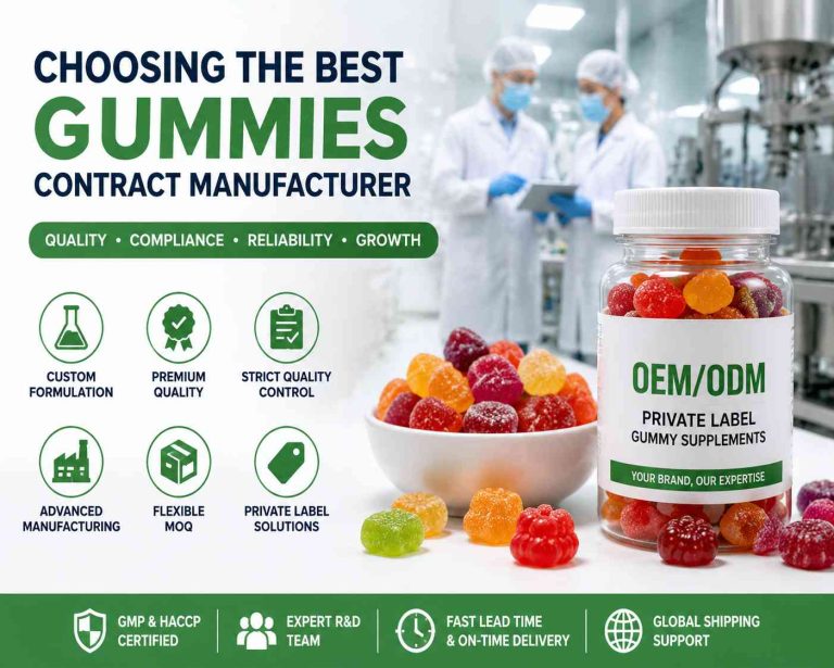 Choosing the Best Gummies Contract Manufacturer