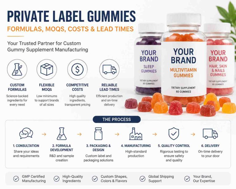 Private Label Gummies: Custom Formulas