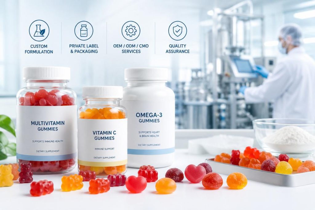 Nutritional Gummy Contract Manufacturer