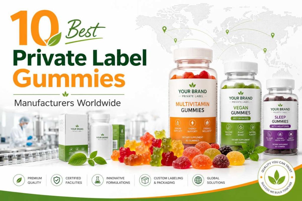 10 Best Private Label Gummies Manufacturers Worldwide